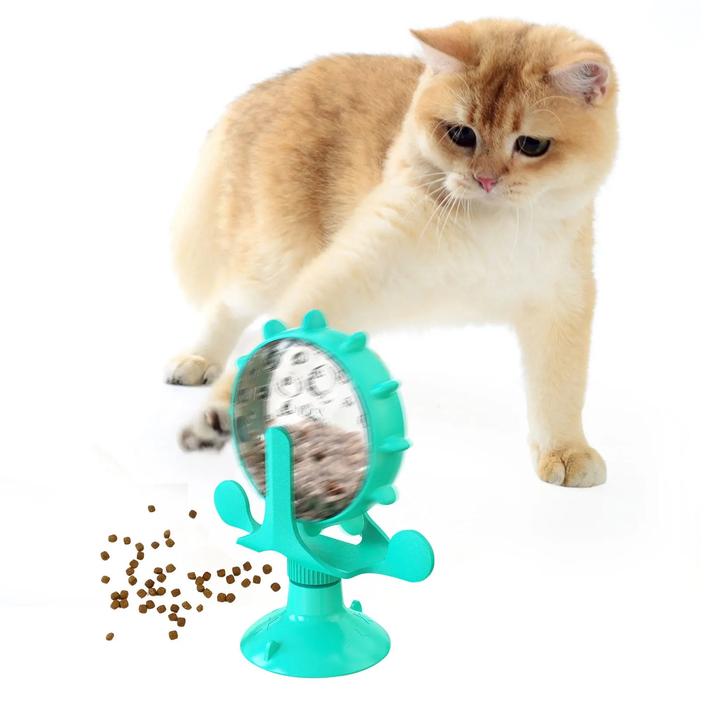 360° Rotating Pet Food Dispenser Toy