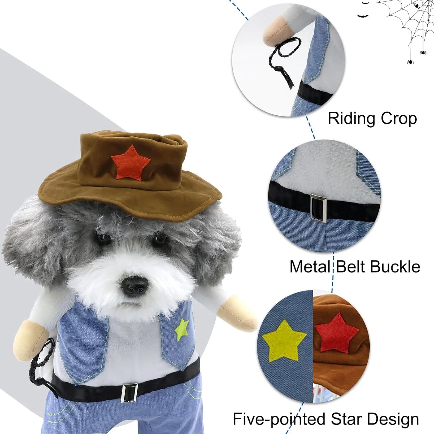 Pet Cowboy Jeans Hoodie Shirts