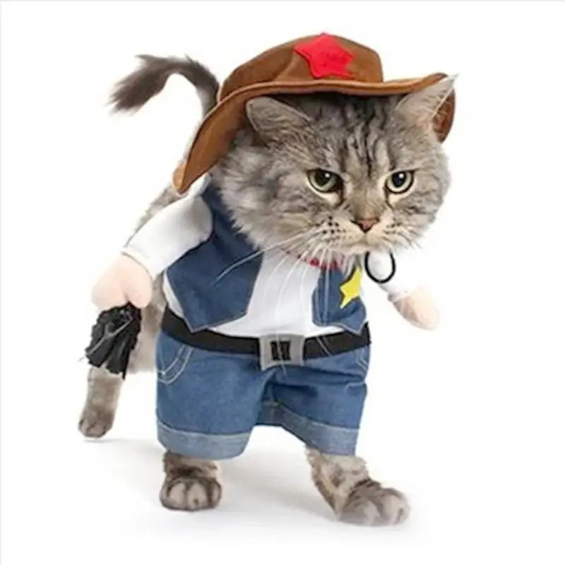 Pet Cowboy Jeans Hoodie Shirts