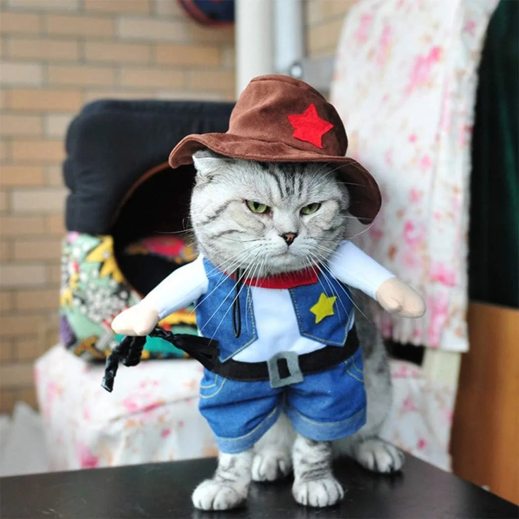 Pet Cowboy Jeans Hoodie Shirts