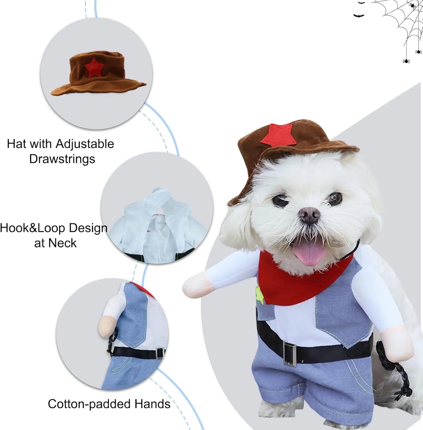 Pet Cowboy Jeans Hoodie Shirts