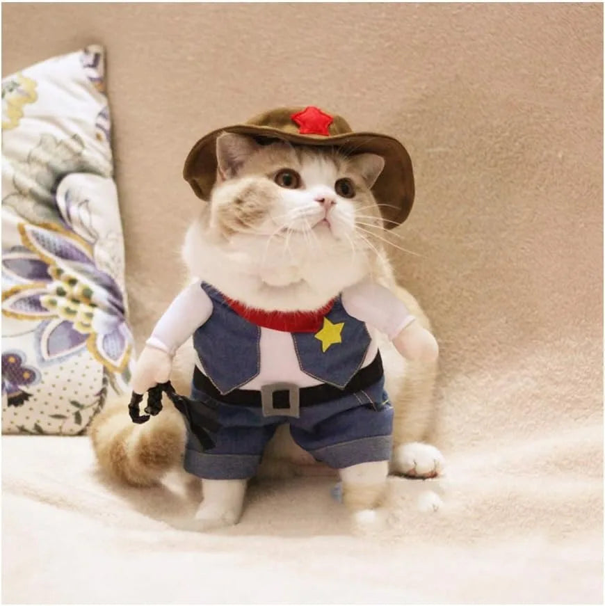 Pet Cowboy Jeans Hoodie Shirts