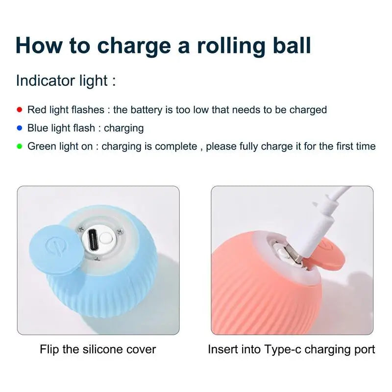 Smart Cat Rolling Ball Toy