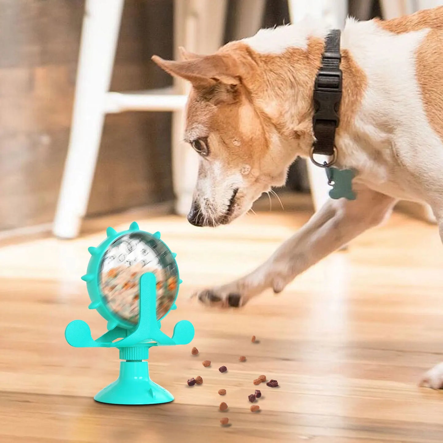 360° Rotating Pet Food Dispenser Toy