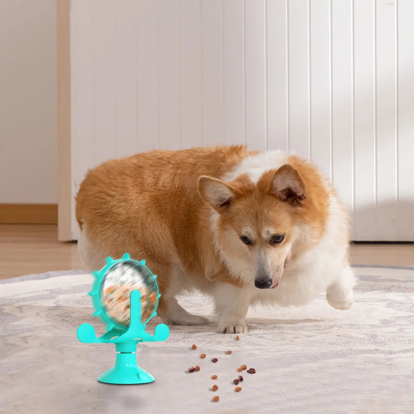 360° Rotating Pet Food Dispenser Toy